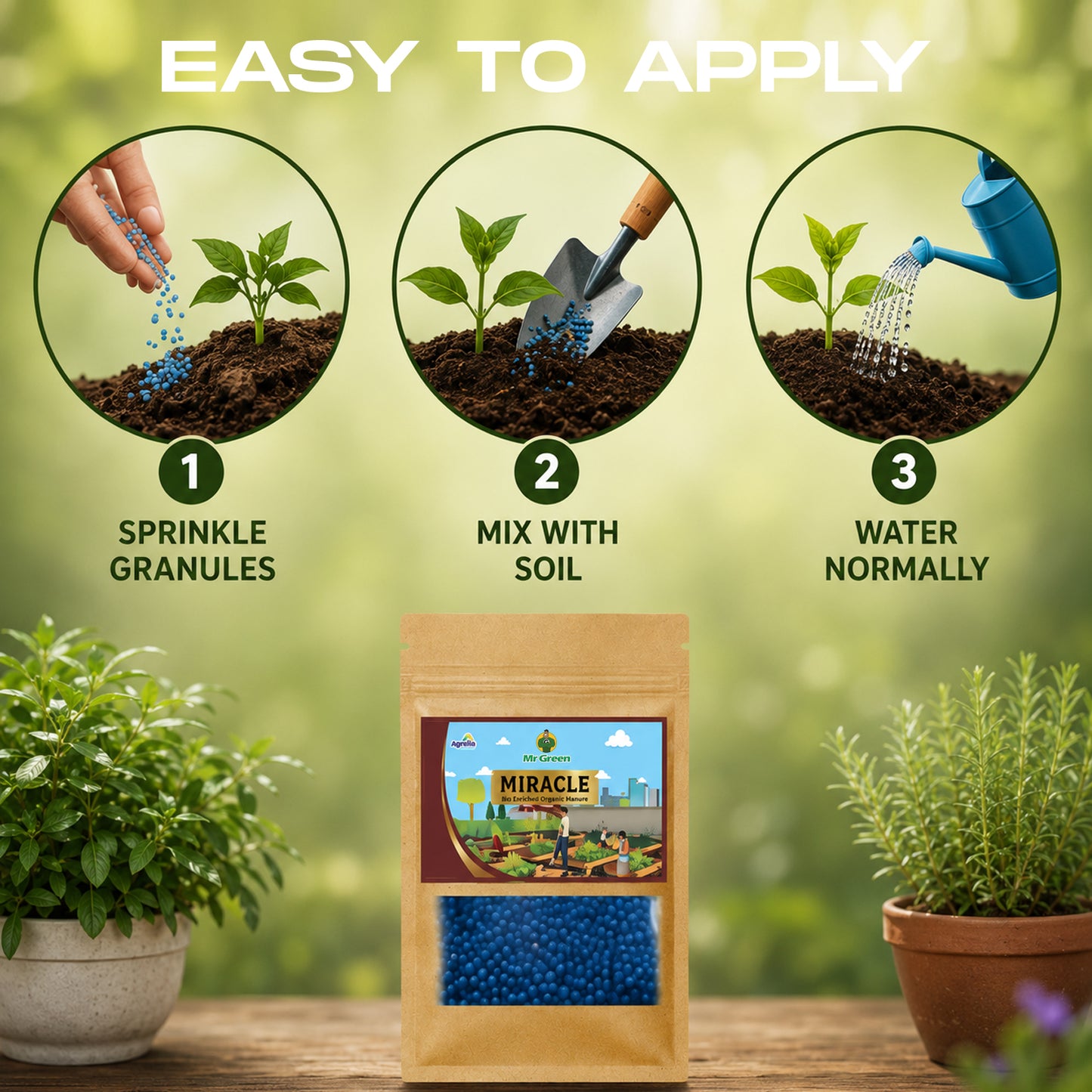Mr Green Miracle Plant Growth Booster – 7 Micro-Nutrients