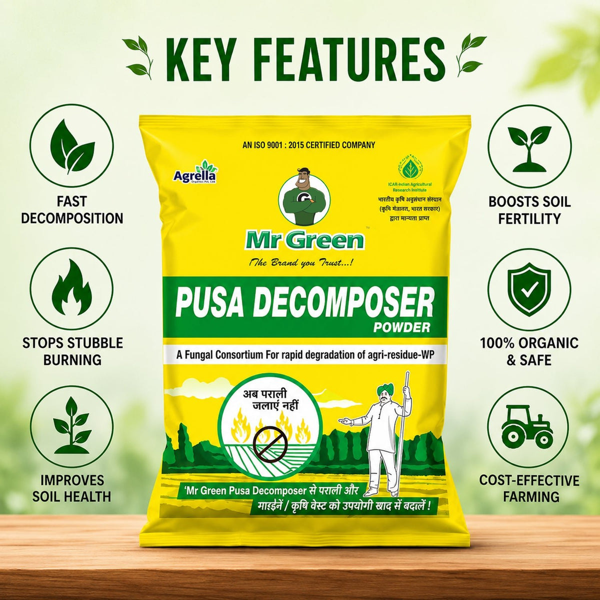Mr. Green Pusa Decomposer Powder | Efficient Compost Fertilizer - Mr Green