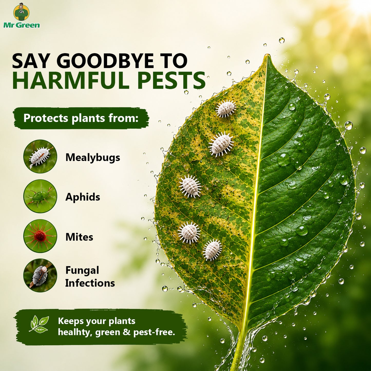 Mr Green Neem Drops Spray for Pest-Free Indoor & Outdoor Plants