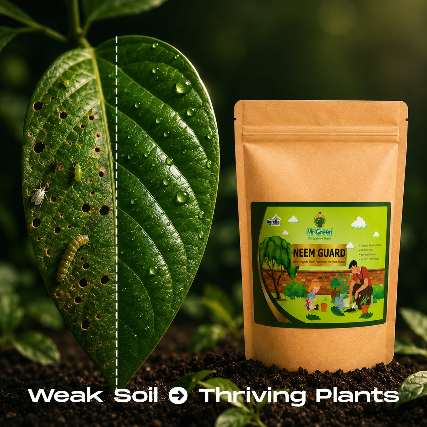 Mr Green Neem Guard – Organic Neem Khali for Plants