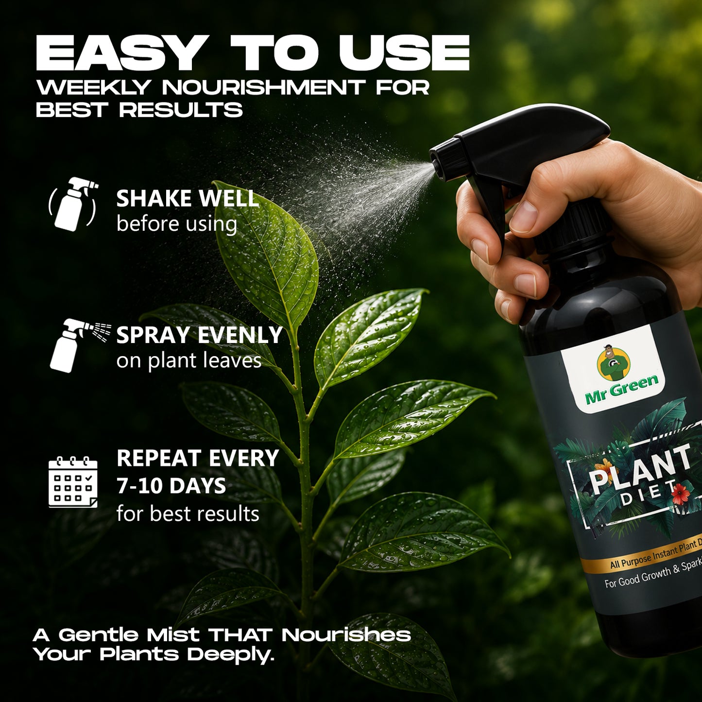 Mr Green Plant Diet – Instant Growth Booster Spray