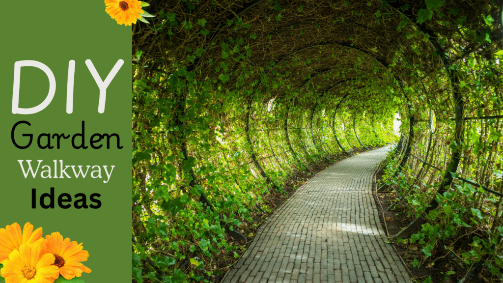 DIY garden walkway